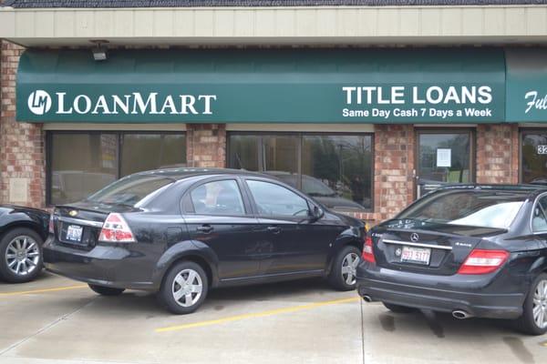 Car title loan company in Wood Dale, next to Chicago