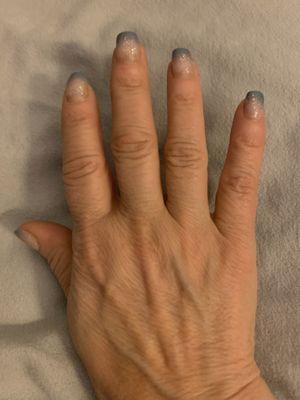 2+ weeks ago ombré manicure & still looking great!