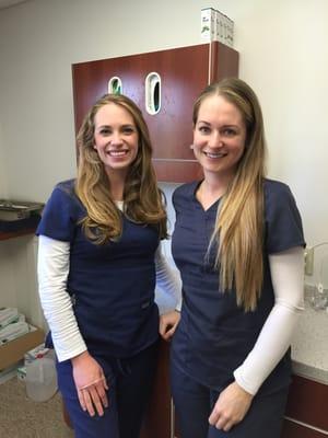 Assistants Brittany and Joan.   
  Dr. Greta Richter, DDS