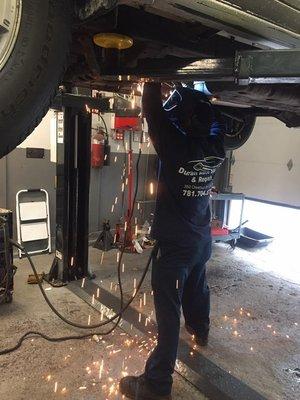 we provide with exhaust repairs and many more services.