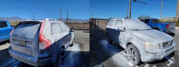 Foam wash