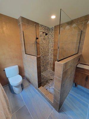 Oil Rubbed Bronze - Frameless Shower Panels - Malta, New York