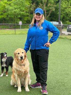 Janie the owner truly loves the dogs she takes care of