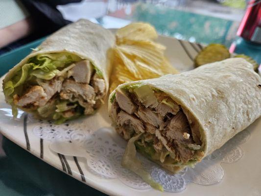 Chicken Caesar wrap