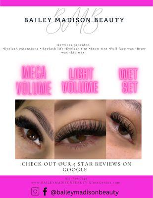 Check out our lash artist she is amazing at what she does!!