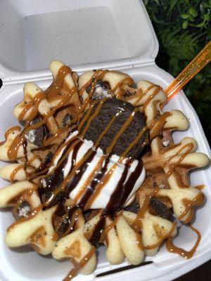 Oreo waffle