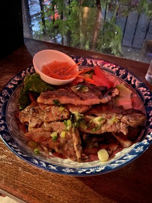 Grilled Slices of Berkshire Pork Chop