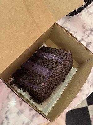 Ube velvet cake