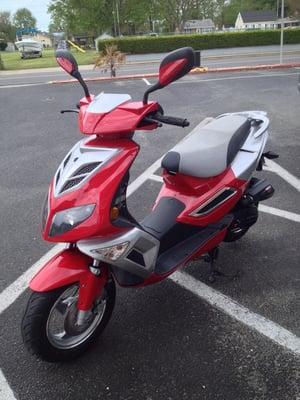 The moped I used