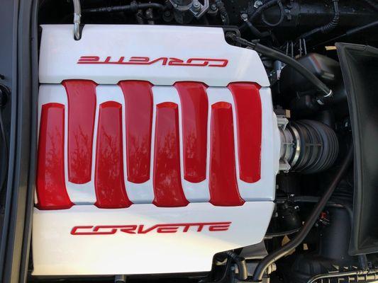 Complete engine bay customization C7 Corvette Stingray