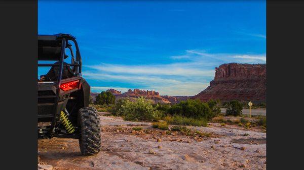 Moab RZRs with New Heights Rentals