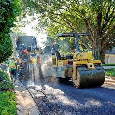 Residential Paving Road Work