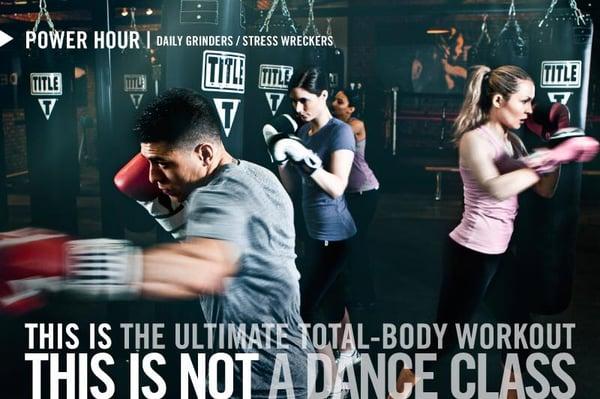 Power Hour boxing workout.  1 hour of heavybag training - professional boxing training without the combat.  Burn 1000 calories or more.