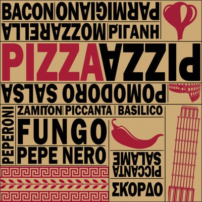 Pizza box design for Key Container Corp.