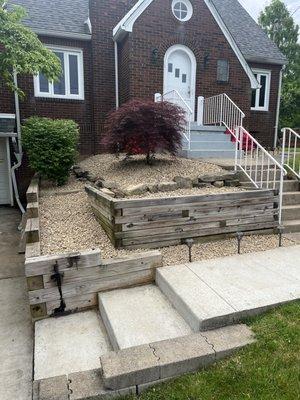 Stone Bed Delivery and Install