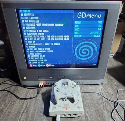 dreamcast gdmenu