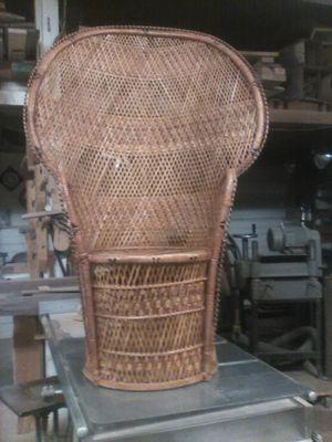 Wicker repair and chair caning.