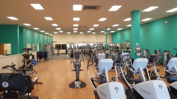 Fitness Center in the Warminster branch of Central Bucks Family YMCa