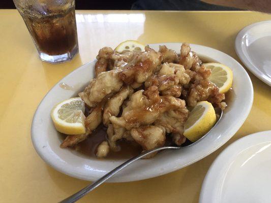 Lemon ginger chicken