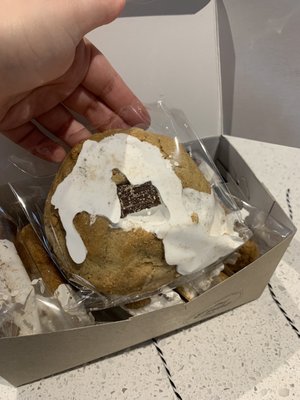 I mean a s'mores cookie!!!! Delish!