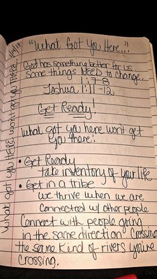 Notes from a sermon by Pastor Mark