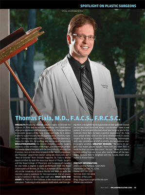 Thomas Fiala, M.D. Plastic Surgeon and Medical Spa http://day-spa-orlando.com/meet-dr-fiala/