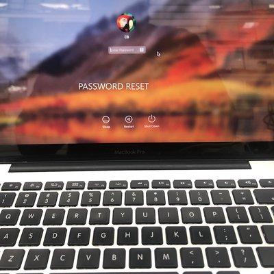 password reset on Mac and Pc