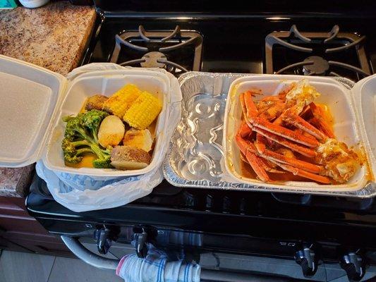 $20 Alaska crab leg platter