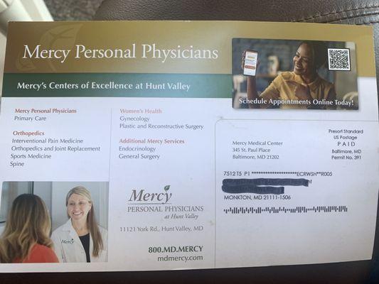 Mercy Personal Physicians at Reisterstown