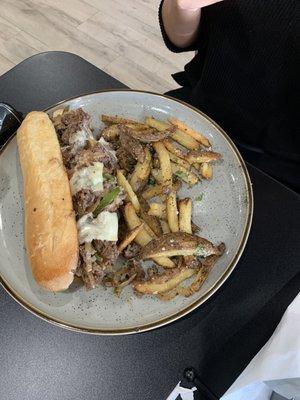 Philly Cheese Steak Sandwich