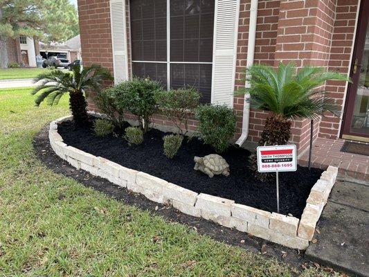 Flower bed renovation