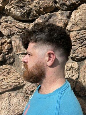 Drop Fade On Curly Hair