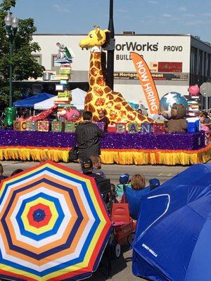 First float in the parade