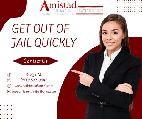 Get out of jail fast with Amistad by your side. Our experienced team works tirelessly to expedite the process and secure your release on tim