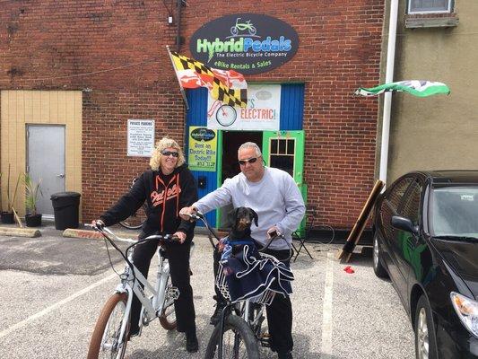 One big happy electric bicycle family!