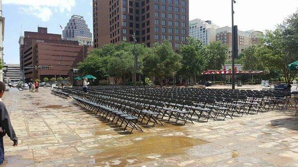 Chair setup for any type of event!