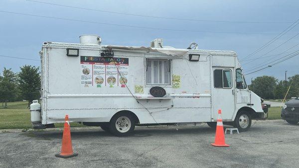 The bigger Fiesta Tacos truck.