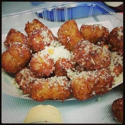 Garlic tater tots