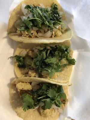 Chicken street tacos