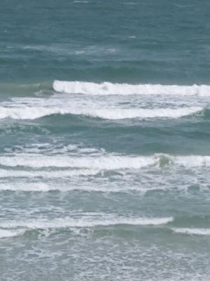 Great Views of the beach from our balcony