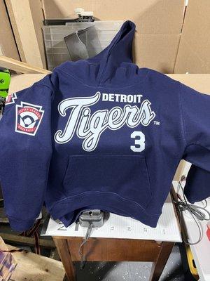 Little league Detroit tigers