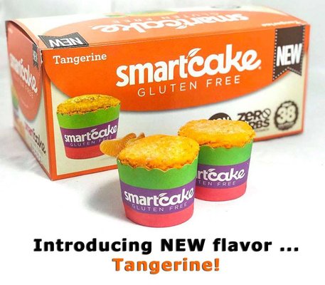 New SmartCake Flavor - Tangerine - at Netrition! SmartCakes are #lowcarb snack cakes with 0 sugar, 0 net carbs, and only 38 calories.