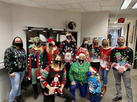 Xmas Office Ugly Sweater Contest