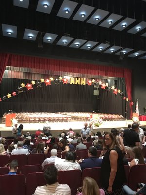 Beautiful auditorium, Congrats class of 2018!