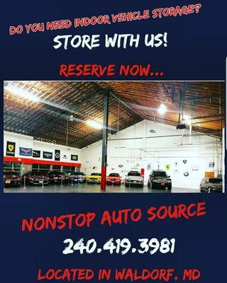 Premier Indoor Vehicle Storage Facility & Showroom.