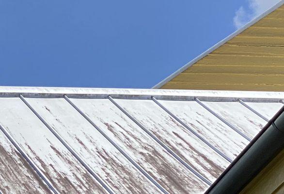 Rusting roof panels after less than 8 years