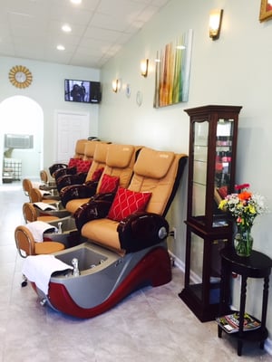 Brand new pedicure chairs