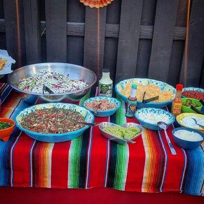 Tacos  and Fajita Station