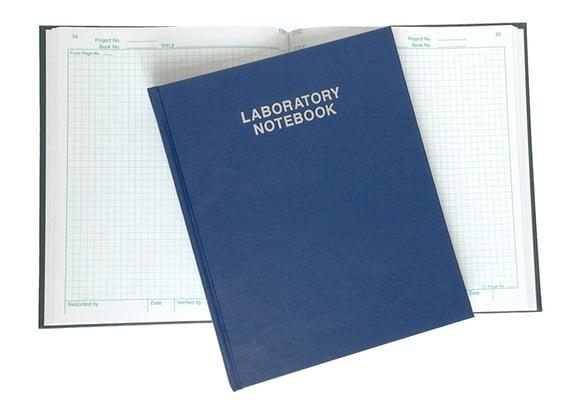 Blue #2001 case bound notebook