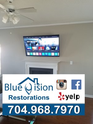 Tv mounting service. Only $55. plus extras if needed.